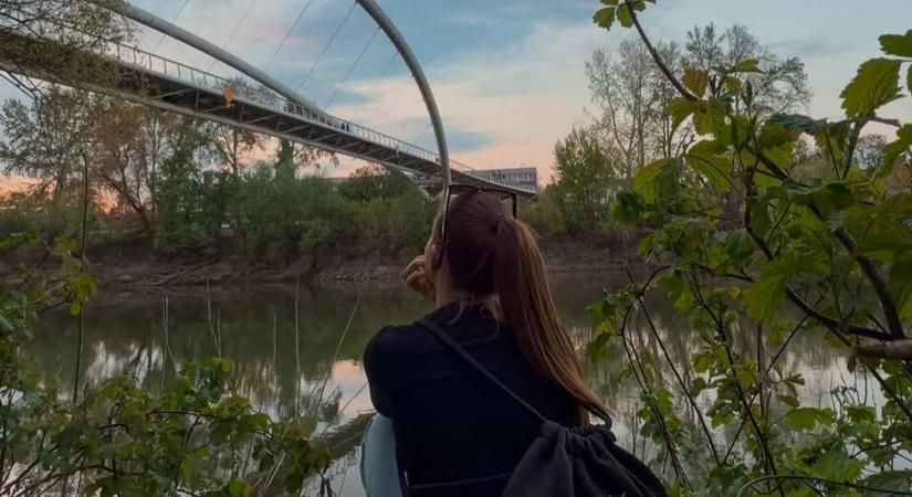 Rejtett helyen fedezte fel Szolnok egyik természeti kincsét Sápi Vivi