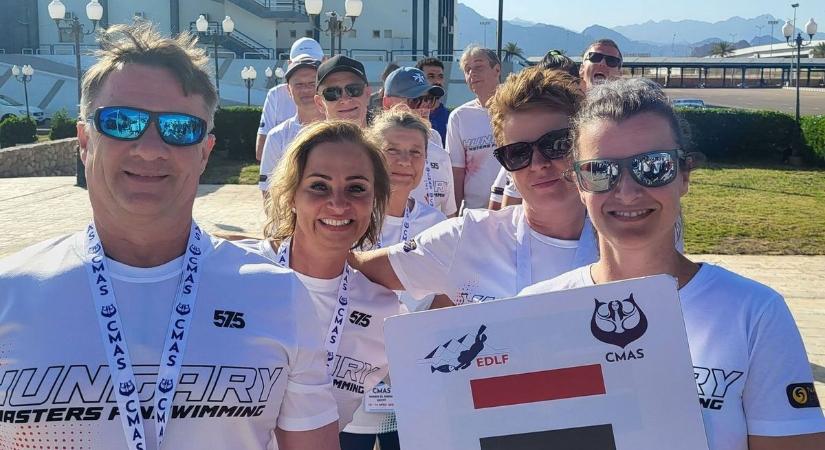 A Debreceni Búvárklub sportolói brillíroztak, rengeteg éremmel és rekorddal tértek haza a vb-ről