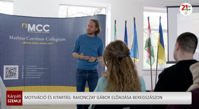 Motiváció és kitartás: Rakonczay Gábor előadása Beregszászon (videó)
