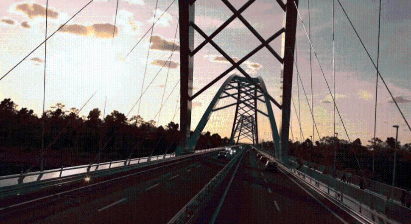 Meghalt egy ember a mohácsi híd építkezésén