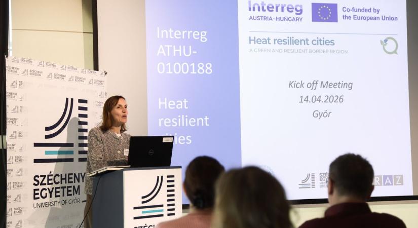 A nyári hőhullámok hatásának enyhítésén dolgoznak együtt győri és grázi szakemberek - fotók