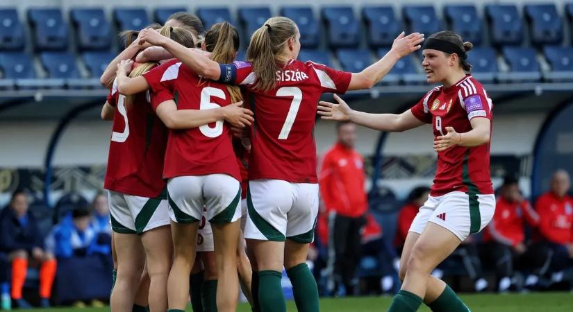 A magyar női labdarúgó-válogatott kiütötte Észak-Macedóniát vb-selejtezőn