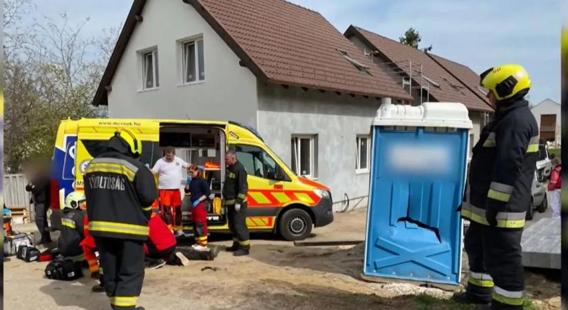 Halálos baleset Mogyoródon: több mázsás betonfal dőlt egy emberre