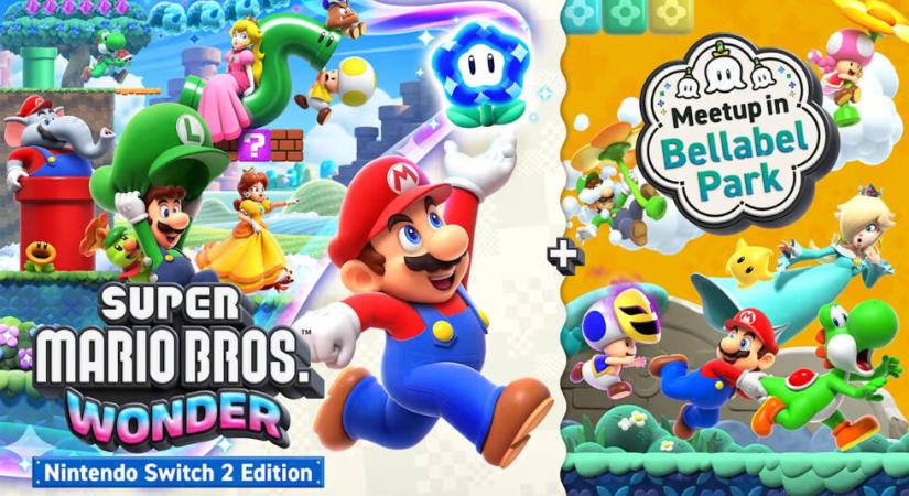 Super Mario Bros. Wonder – Nintendo Switch 2 Edition  Meetup in Bellabel Park – játékteszt