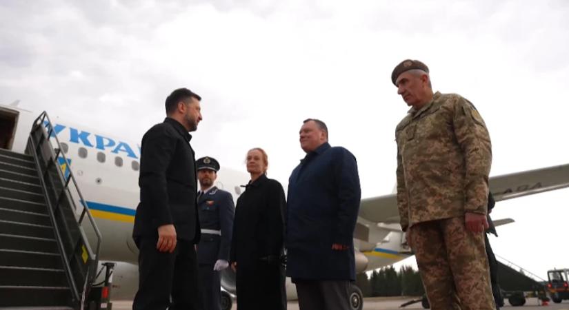 Zelenszkij a keddi németországi látogatása után Oslóba érkezett