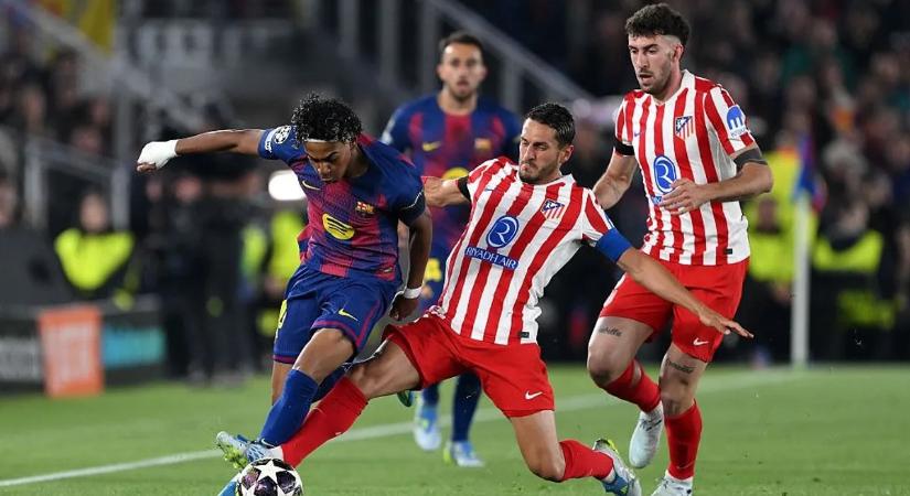 BL-negyeddöntő: Atlético Madrid–Barcelona