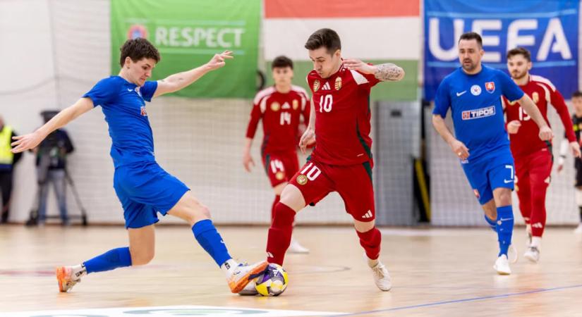 Esztergomban is döntetlent játszott Szlovákiával a magyar futsalválogatott