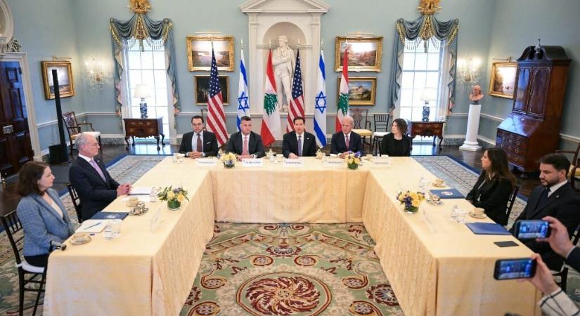 1993 óta először tárgyaltak közvetlenül izraeli és libanoni diplomaták