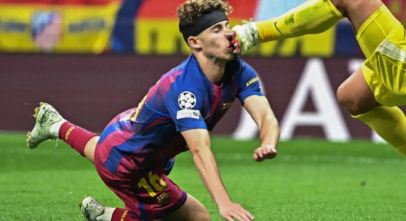Három gól, egy piros lap és egy horrorsérülés a Barcelona BL-negyeddöntőjén