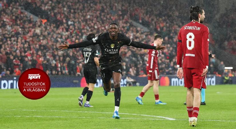 Az Anfieldben egészen más arcát mutatta a Liverpool, de a visszavágót is megnyerte a PSG két góllal
