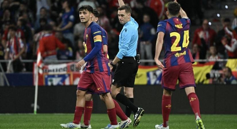 „Ez rablás volt” – nehezen nyelik le a békát Barcelonában, elegük van a játékvezetőkből
