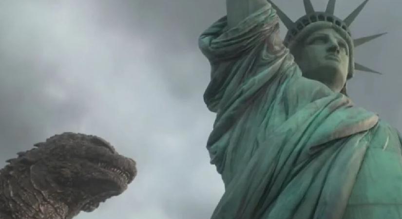 Godzilla Szabadság-szobor, Szabadság-szobor Godzilla – kedvcsináló előzetest kapott a Godzilla Minus Zero