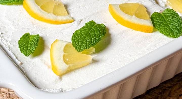 Sütés nélküli citromos álom: könnyed desszert babapiskótából