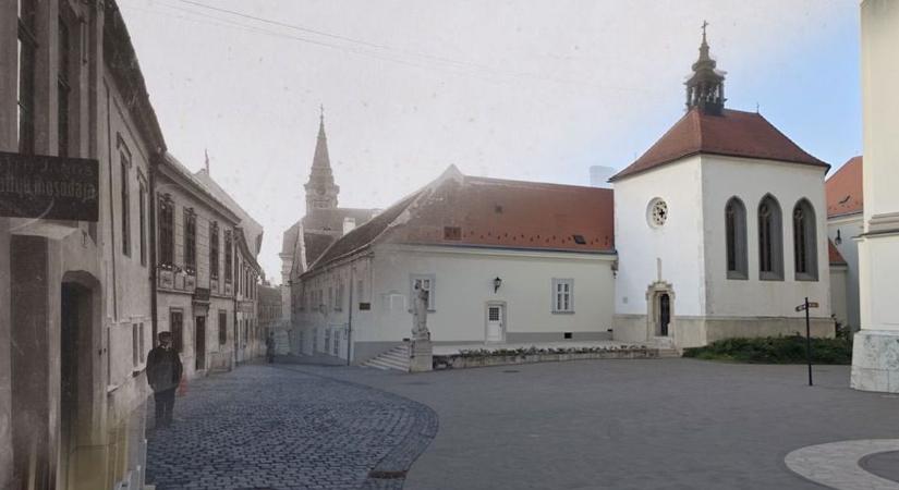 Szent Anna-kápolna Székesfehérvár belvárosában egykor és napjainkban (galéria)