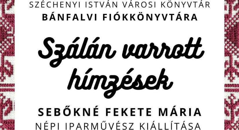 Népművészeti kiállítást tartanak a soproni Bánfalvi fiókkönyvtárban