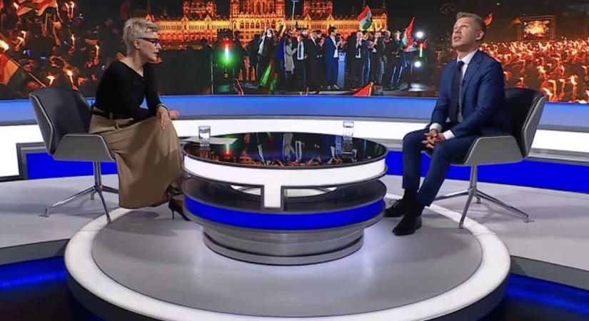Magyar Péter felmosta a padlót az M1 propagandistájával