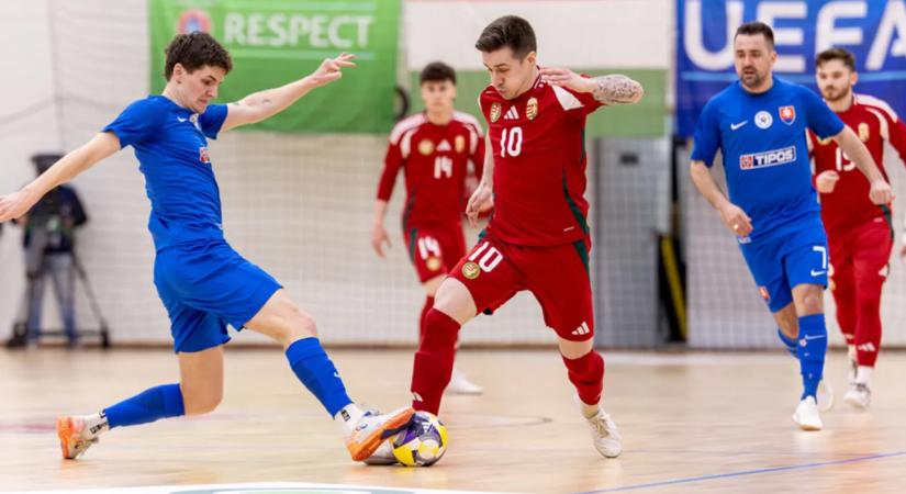 Esztergomban is döntetlent játszott a magyar futsalválogatott