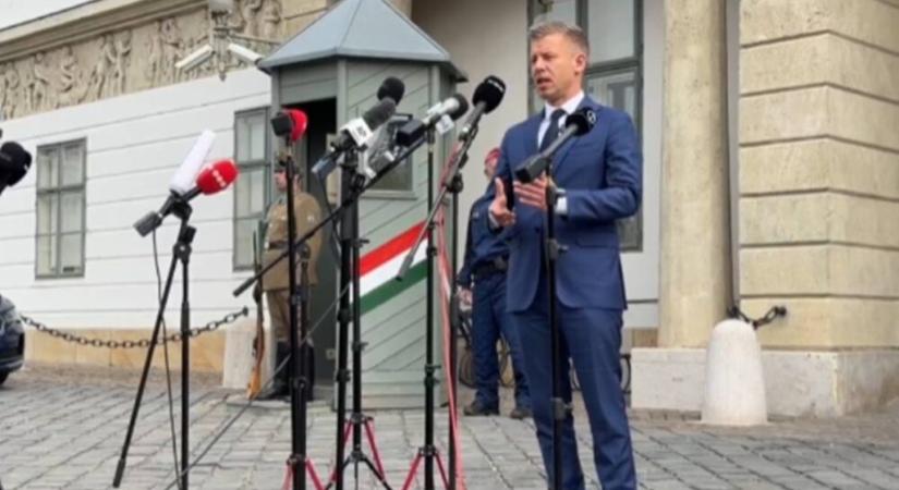 Magyar Péter: ‘most jövök a köztársasági elnöktől’