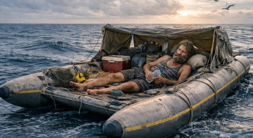 Két hónapig sodródott egy felfújható csónakban a tengeren egy orosz férfi, három év kényszermunkára ítélték
