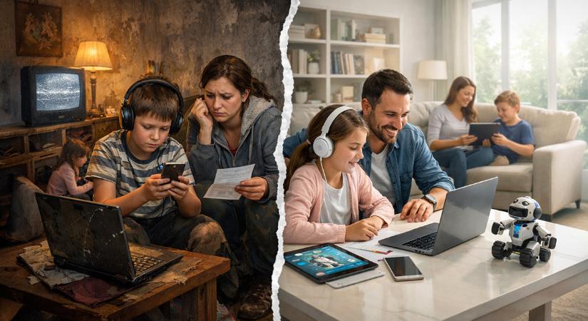 Nagyok a különbségek a magyar családok digitális nevelésében