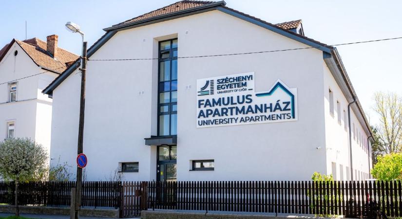 Famulus Apartmanház: minőségi szálláslehetőséggel bővíti szolgáltatásait a Széchenyi István Egyetem