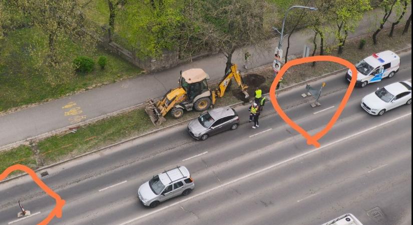 Gázolás történt a Szentpéteri kapuban!