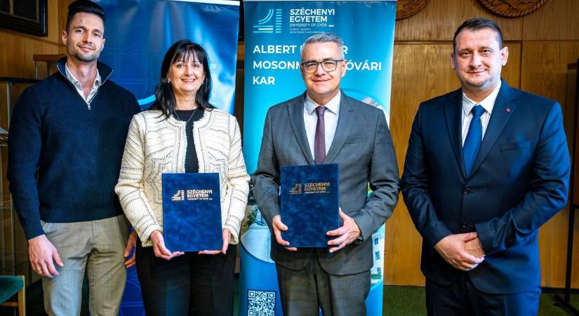 Magfeldolgozó technológiai céggel kötött együttműködési megállapodást a Széchenyi István Egyetem