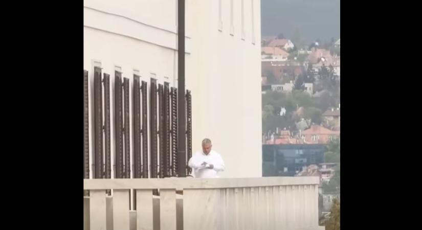 Magyar Péter átintegetett Orbán Viktornak