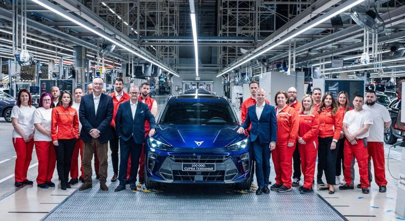 Elkészült a százezredik Cupra Terramar, Győr büszkesége