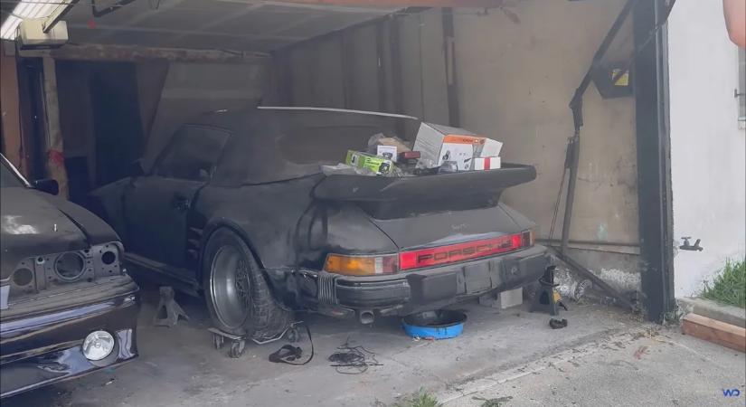 30 évig lapult egy garázsban ez a különleges Porsche