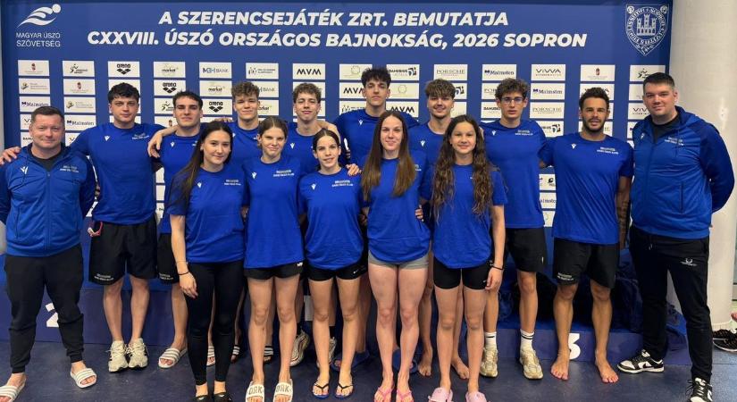 Békafütty-Egri Úszó Klub: 12 fős csapattal az országos bajnokságon