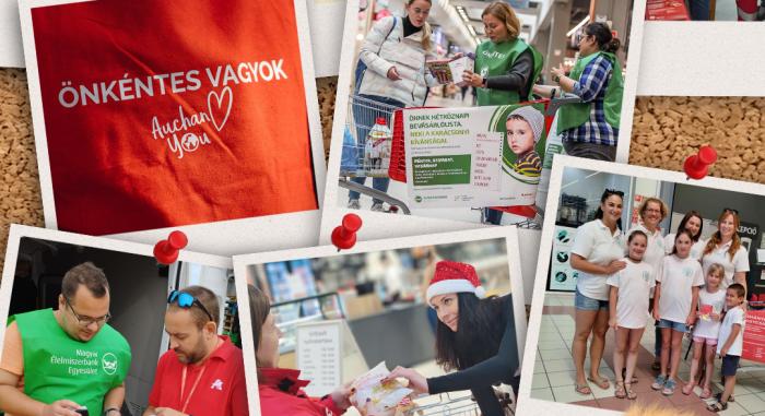 A szolnoki Auchan ismét a környéken élőket támogatta