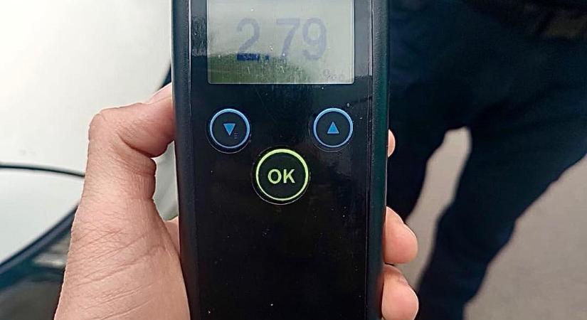 Ungváron felelősségre vontak egy ittas sofőrt