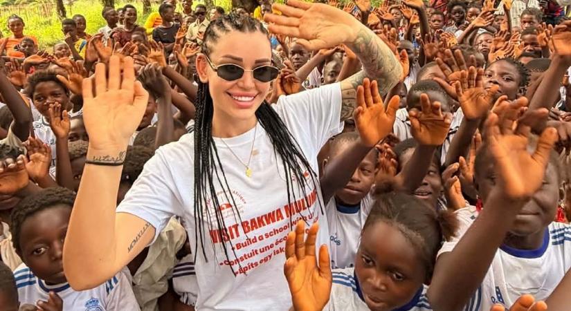 Afrikai gyermekeket segít a magyar influenszer: "Azt mondták, engem Isten küldött hozzájuk!"