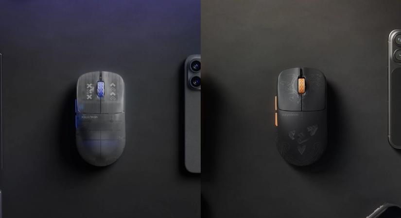 Bőven 50 gramm alá fogyott a Keychron kétféle borítással kérhető, "karmos" egere