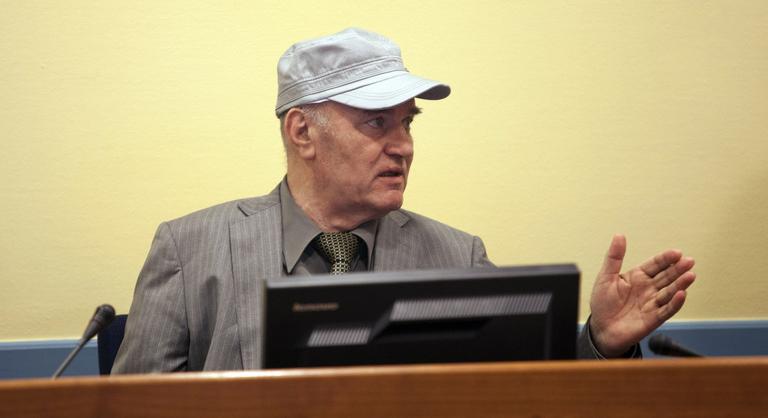 Agyvérzést kapott Ratko Mladic, a volt boszniai szerb hadseregparancsnok