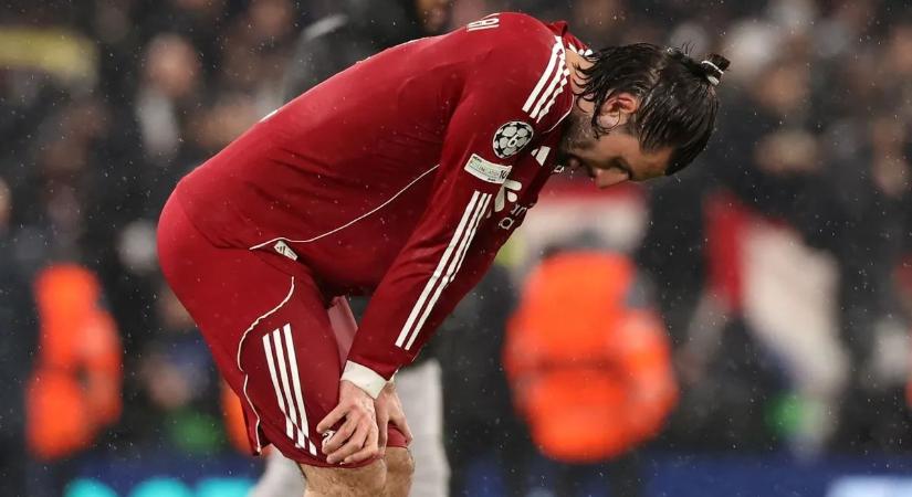 Szoboszlai Dominik egyedül maradt a fájdalommal: Összetört a Liverpool magyar sztárja Anfielden - videó