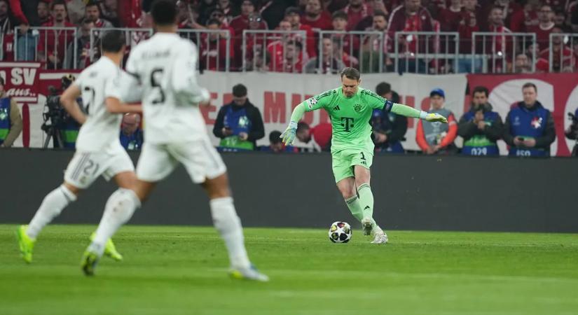 Neuer-hiba és 35 másodperc – ennyi kellett Güler góljához a Bayern elleni BL-negyeddöntős visszavágón