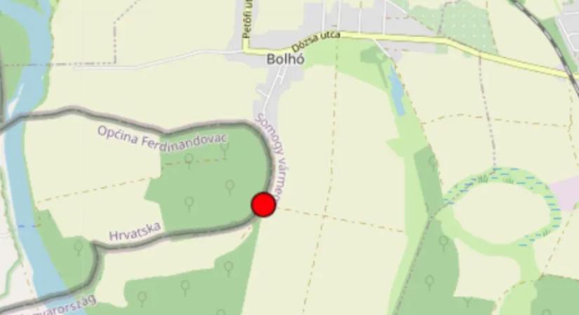 Kisebb földrengés volt a horvát-magyar határnál