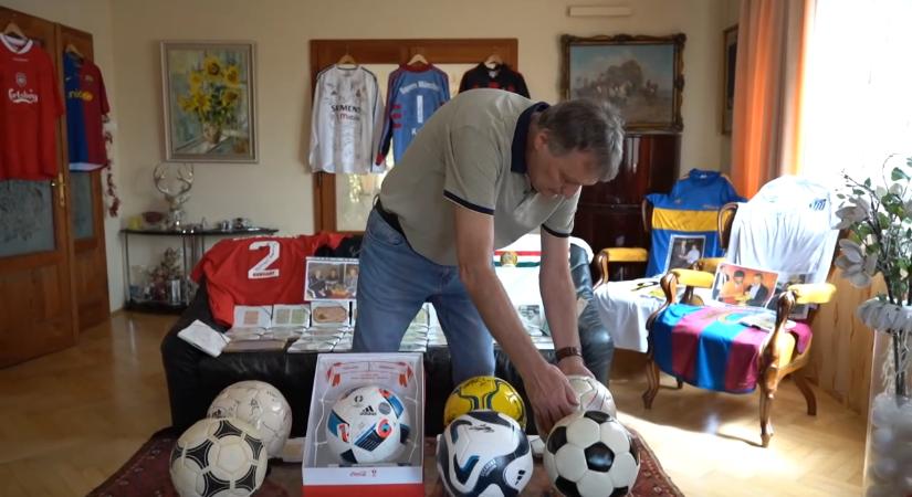 Puskástól Ronaldóig: elképesztő focirelikviákat őriz A legjobb ajánlat gyűjtője