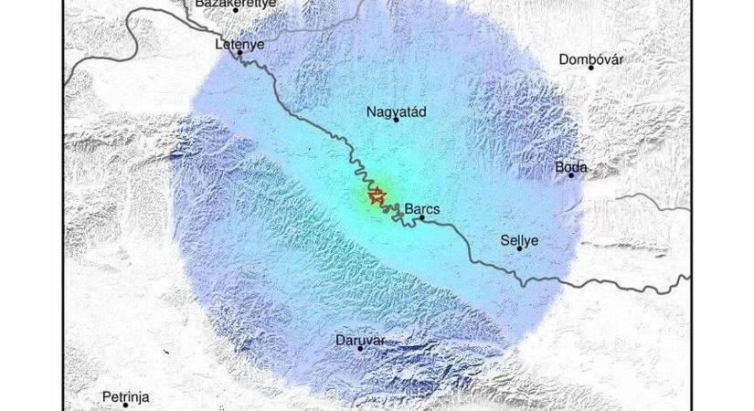 Földrengés volt éjszaka Magyarország és Horvátország határán