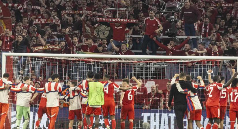 Gólparádé és dráma: A Bayern kiejtette a Realt, Budapesten lesz a BL-döntő