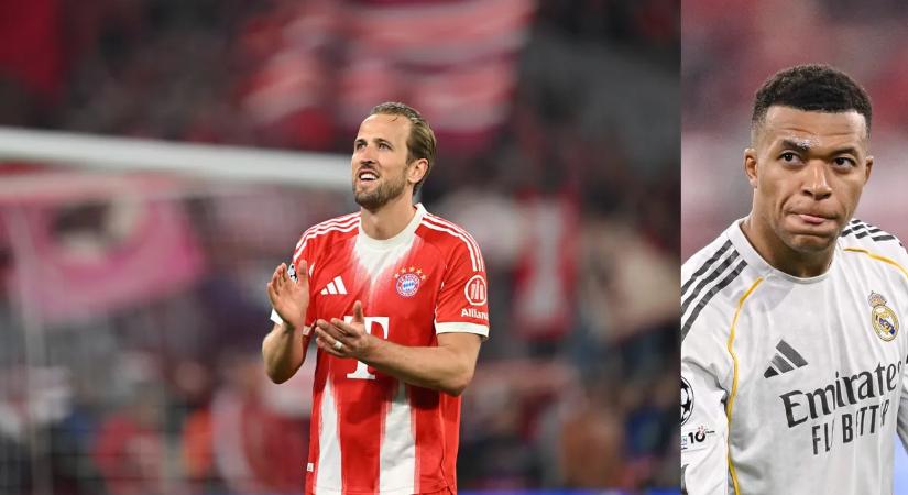 Kane-nek nagyon megy a Real Madrid ellen; Mbappé a kiesés ellenére rekordot döntött