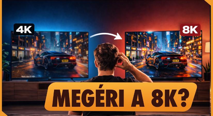 4K vs 8K – Megéri-e a 8K TV 2026-ban?