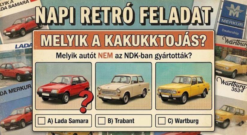 Napi retró feladat: Trabant, Wartburg, Lada?Melyiket nem az NDK-ban gyártották?