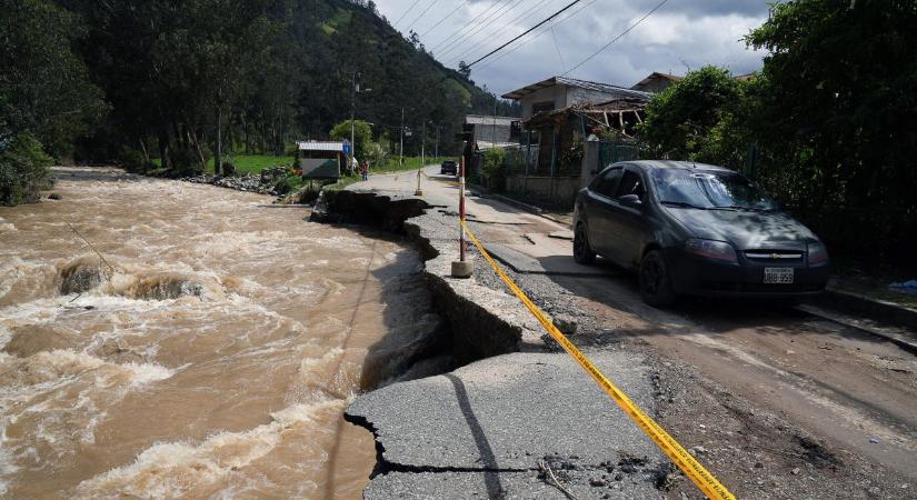 Tragédia Ecuadorban: a földcsuszamlások és áradások emberéletet is követeltek