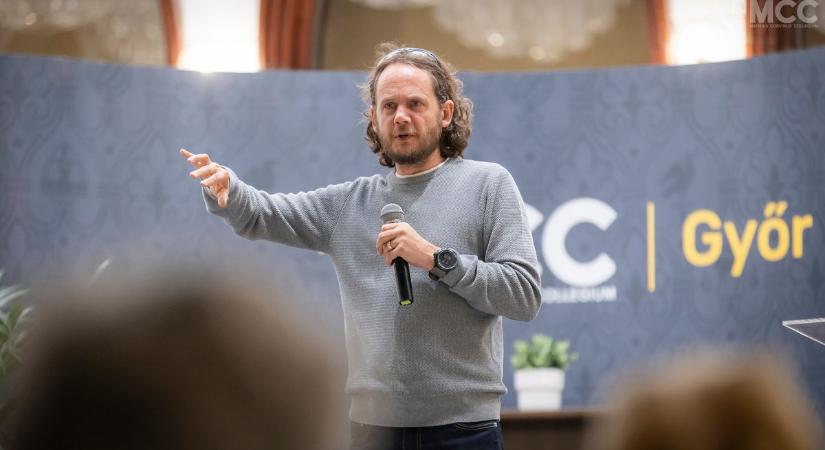 Rakonczay Gábor extrémsportoló adott elő a győri MCC-ben - fotók