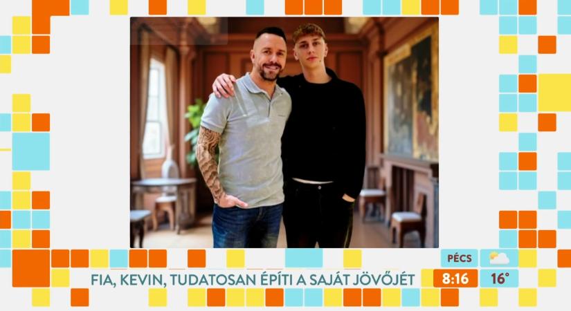 „Nagy nyomás volt, hogy az apukája ott van” – Kabát Peti így beszélt fia kezdeti focista karrierjéről