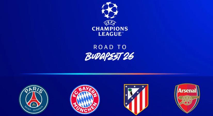 Melyik két csapat jut a BL budapesti döntőjébe? Szavazzon!