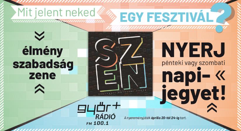 Garantált fesztiválélmény egy SMS-sel – nyerj belépőt a Széchenyi Egyetemi Napokra!